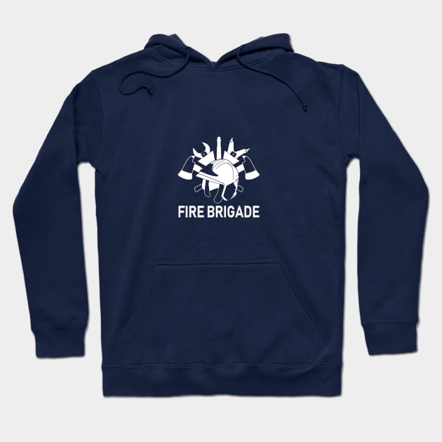 Fire Brigade - Universal modern logo/badge Hoodie by BassFishin